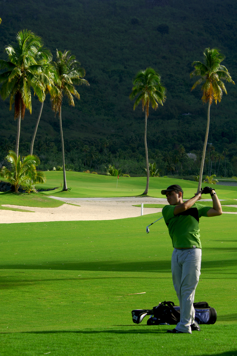 Golf de Temae. Moorea.